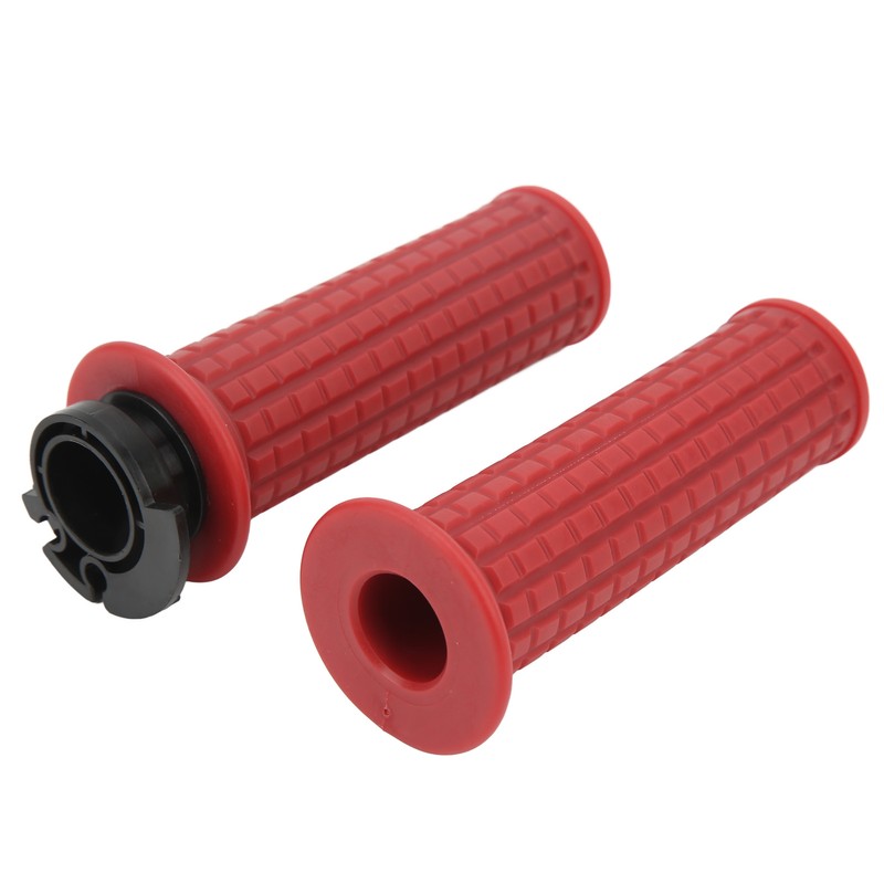 Motorcycle 22mm Handlebar Throttle Grips Silicone Left Right Side for