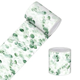 HOMETITUTE Wallpaper Border Peel and Stick Wall Decor PVC Botanical Wall Border 4x196 Inch for Kitchen Bathroom Bedroom Self Adhesive Wallpaper Border for Accent Walls