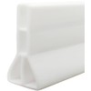 3" High Shower Water Splash Guard 67"Collapsible Shower Threshold Water Dam 3 Inch Tall Shower Barrier Water Stopper To Keep Water In Shower Dry And Wet Wheelchair Accessible (5.6Ft）