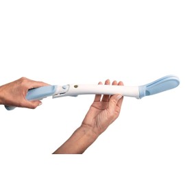 Juvo Travel Toilet Aid | Portable Personal Cleaner for Wiping | 17" Long Reach Comfort | Trigger Release | Sanitary Tip Cover (TTA01)