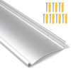 Orechic Heavy-Duty Aluminum Door Rain Drip Guard, 4″ Extra-Wide and