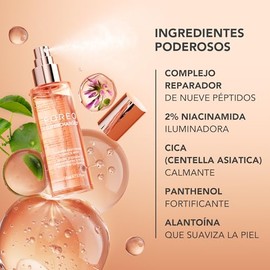 FOREO SUPERCHARGED Bruma facial restauradora, 110 ml - Hidratante potenciador de colágeno - Péptidos de colágeno, niacinamida, centella asiática, pant