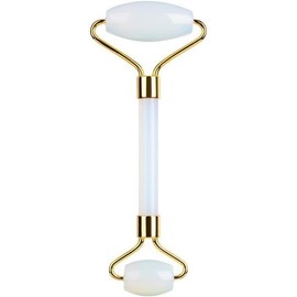 LDATY Jade Roller,Quartz Face Roller, Facial Beauty Roller Skin Care Tools, Massager for Face, Eyes, Neck,Gua Sha Soothes, Body Muscle Relaxing, Improve Eye Puffiness Remove Wrinkles Eye Roller