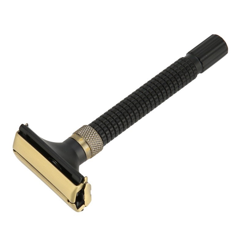Double Edge Safety Trimmer Reusable Slip Resistant Metal Men Safety