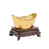 Golden Chinese Feng Shui Ingot by Asian Home