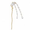 Vintage Pearl Tassel Hair Stick for Women, Branch Shape Gold