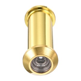 PATIKIL 1/2" Door Viewer Peephole 160-Degree Door Viewer Fits 1-3/8" to 2-3/8" Door Peep Hole for Home Office Hotel, Gold