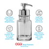 Oggi Glass Soap Foamer, 10-Ounce, Smoke Grey