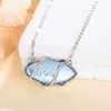 MISTBEE Angel Number Necklace 925 Sterling Silver 444 Necklace Moonstone