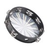 Tambourine Double Row 16 Pairs Metal Jingles Clear Sound Laser