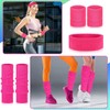 QHFlashbuy 80s Costume Accessory for Women Set, Neon Leg Warmers,