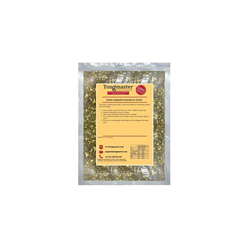 Green Jalapeno Granules (1-3mm) - 100g