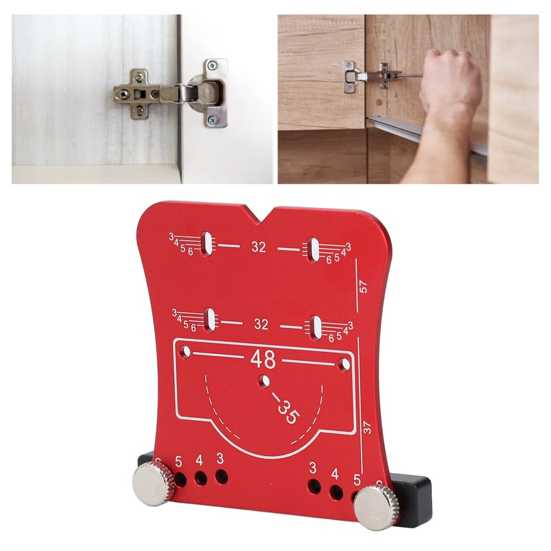 35mm Hinge Hole Opener Aluminum Alloy Quick Positioning Hinge Drilling