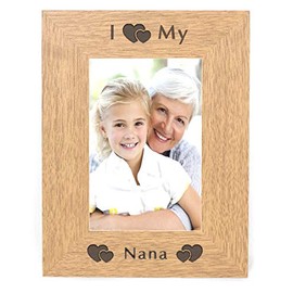 Chris Bag Of Goodies I Heart My Nana 6x4 Photo Picture Frame Love Birthday Gifts Novelty Keepsake