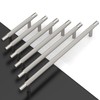 Coinkoly 10 Pack 5"(128mm) Satin Nickel Cabinet Pulls Knurled Kitchen