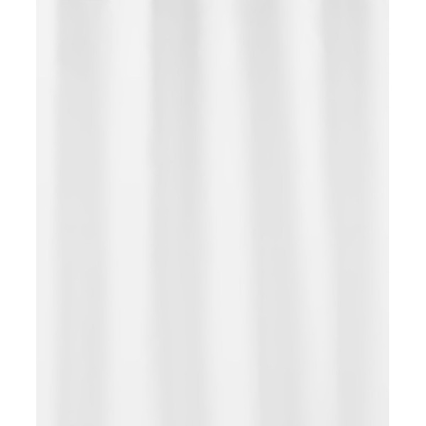 Kleine Wolke PVC Free Fabric Kito Shower Curtain (47.2x78.7, Snow White)