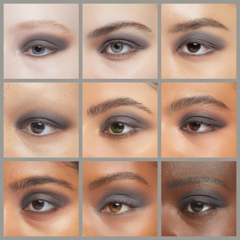 IS'MINE ISMINE Single Eyeshadow Powder Palette Matte Grey, High Pigment,