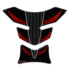 BIKE-label Tank Pad Small 3D Motorcycle Red Compatible with Honda X500267VA