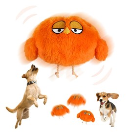 HEYIDAMAI Moving Dog Toy, Dog Toy, Movable Electric, Interactive Dog Toy, Active Movable Pet Plush Toy with Sound and Bouncing for Dogs and Cats