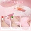 Noerrors Body Glitter Powder Puff Body Shimmer Powder Plush Peach