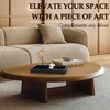 Cathyeen Concrete Decorative Tray for Coffee Table Decor, 14" Coffee