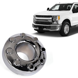 ALLGOOD Front Wheel Center Hub Cap Compatible with Ford F350 Super Duty 2005-2018 Dually 4X4 Open Replaces 5C3Z1130TA Chrome