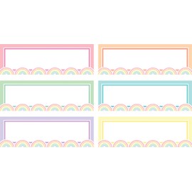 Teacher Created Resources Pastel Pop Rainbow Labels Magnetic Accents (TCR77057)