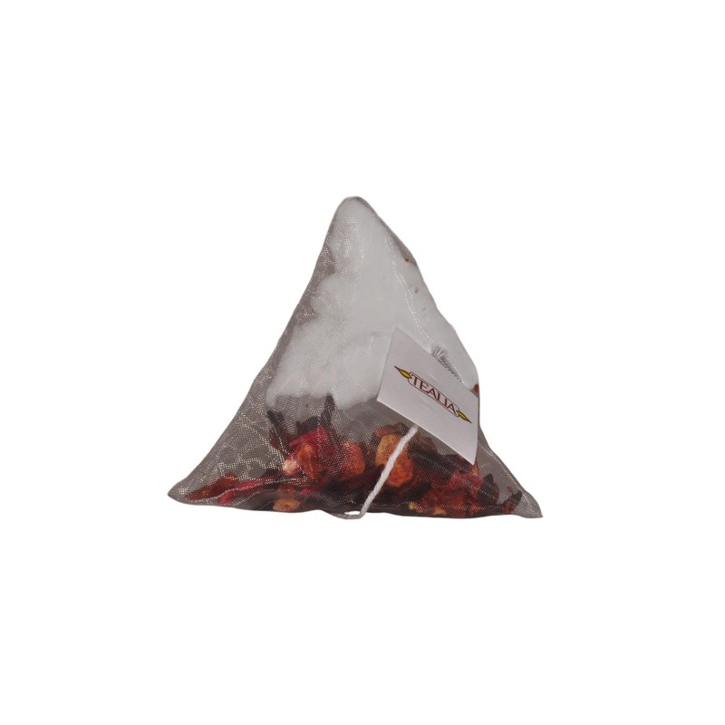 Tealia Pyramid Bags - Hibiscus Tea with Strawberry & Rosehip