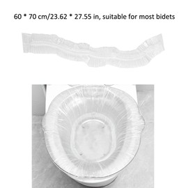 DeaHea 20 Pack Sitz Bath Cover Liner Disposable Sitz Bath Liner Cover Bags for Hemorrhoids Toilet Seat Postpartum Care Perineal Soaking Women Collapsible Sits Bath Kit