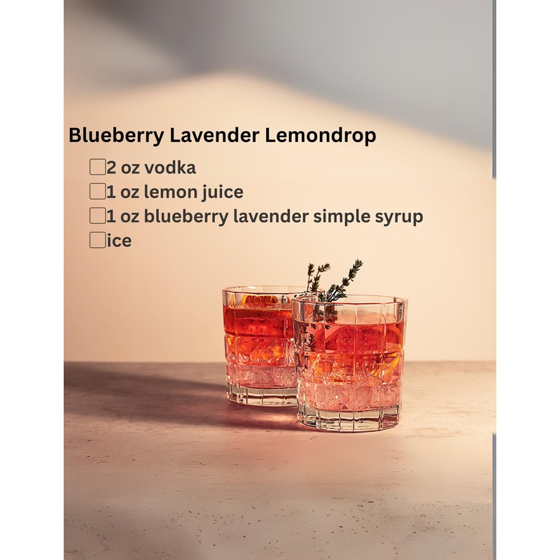 Lavender Lane Blueberry Lavender Simple Syrup, 9 oz - USA