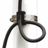 SJE Rhombus Cable Clamp, ABS Plastic/Stainless Steel, 5"W x 6.2"L x 1"H, For 18/16 Gauge Wire/Cable, Mounts to PVC Pipe