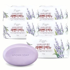 Dongseo C&G Lavender Face Soap 150g 5pcs Soap Natural Refined Fragrance Skin Care Cash on Delivery or Pay upon Order / 동서씨앤지 라벤더 세수비누 150g 5개 비누 천연 정제 향기 피부 관리 착불 또는 주문시 결제