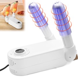 Hojalis Electric Shoe Dryer, Shoe Dryer, Shoe Dryer, Boxing Glove Dryer, Electric Shoe Dryer with Digital Display, Foldable Design, Effectively Eliminates Odours (EU Plug)