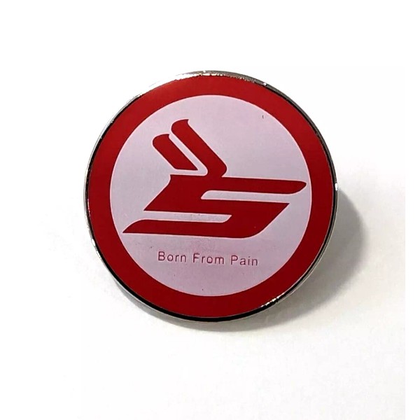 Sicko 'Born From pain' Brooch Lapel Metal Badge Enamel Pin