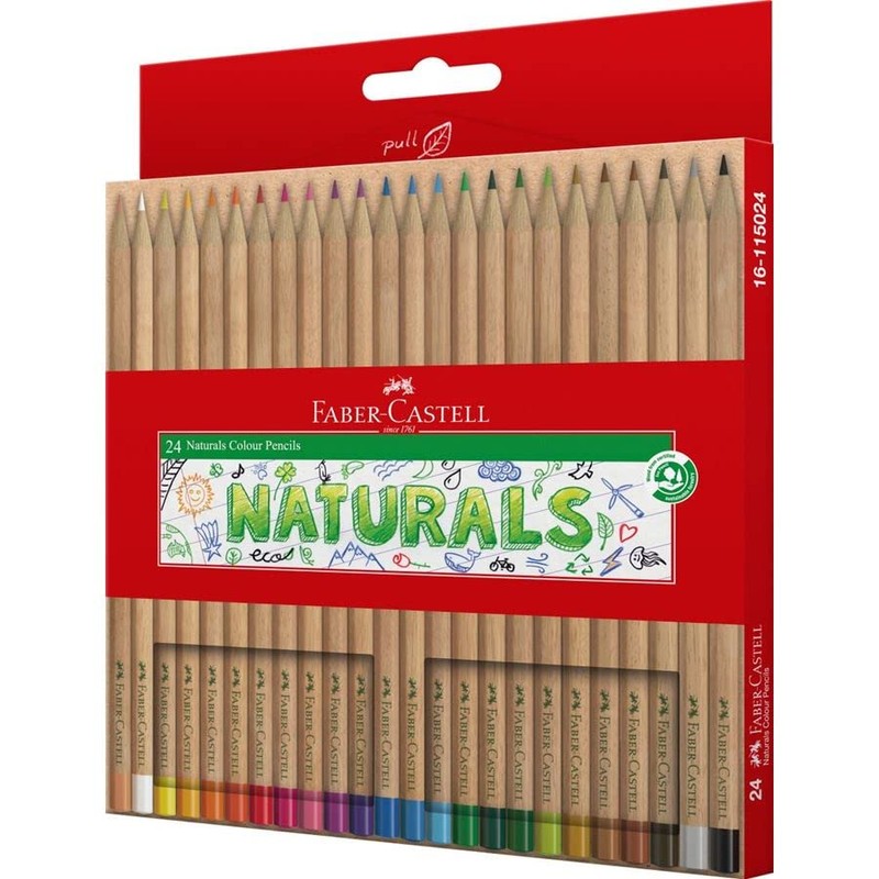 ファーバーカステル(Faber-Castell) 色鉛筆 ナチュラル 24色セット 27181002