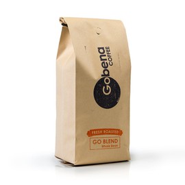 Gobena 2lb Go-Blend Whole Bean Dark Roast 100% Arabica Specialty Coffee, 32 oz, 2 lbs, Ground, Central, South American & African Blend