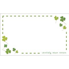 Sasagawa Card Business Card Size 16-1700 Clover Pack of 30