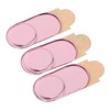TEHAUX 3pcs Laptop Webcam Covers Rose Gold Privacy Security Shutters