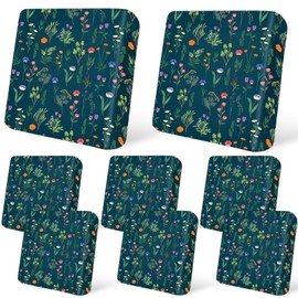 pickyNproud 8Pcs Patio Cushion Covers Stretch Outdoor Couch Cushions Slipcovers Replacement Washable Furniture Protector with Elastic Bottom Sofa Chair Seat Cover