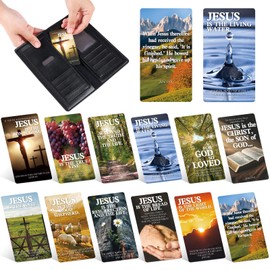 Humyoun 60 Pcs Religious Easter Wallet Cards Assortment Bible Verse Religious Christian Cards Bulk for Women Men Easter Gifts Church Holiday Decoration Party Favors