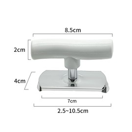 YEJAHY Effortless Arthritis Jar Opener, Jar Opener Screw Lid Opener, Effortless Arthritis Jar Opener 2024, Manual Can Opener, Can Opener Seniors for Family Picnic (White)