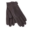 MGGMOKAY Men's Cashmere Lined Leather Gloves, Brown (touchscreen)