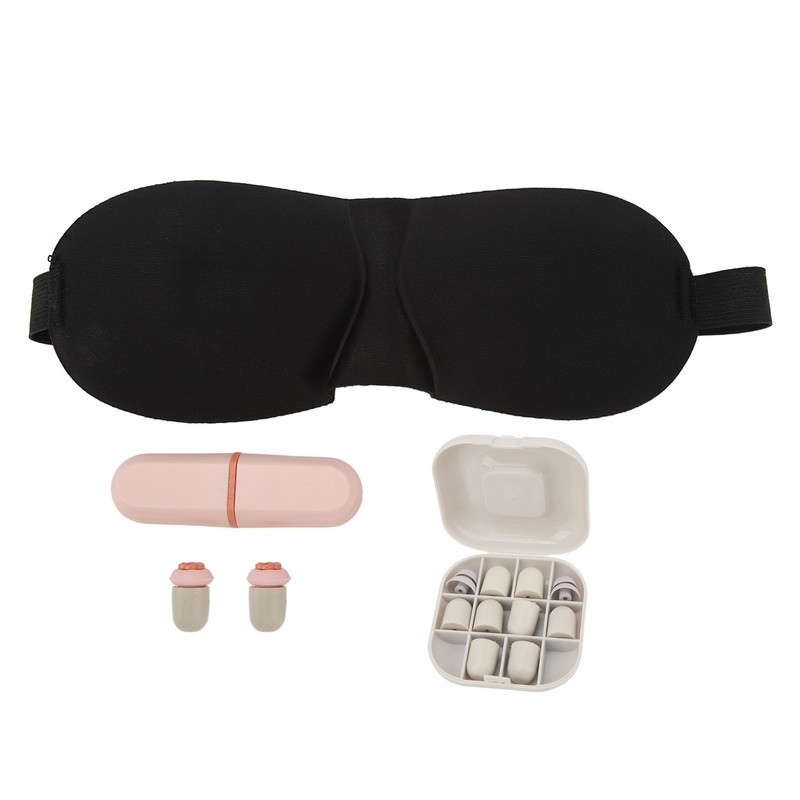 Noise Canceling Earplugs Sound Proof Light Blocking Soft Sleep Eye