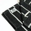 ZEE APPAREL Cotton Kitchen Tea Towels, 5 Pack, Grey with