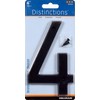 Hillman 844634, 6-Inch Bronze House Number 4, Old World