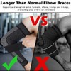 beister Compression Arm Sleeves with Elastic Strap for Men &