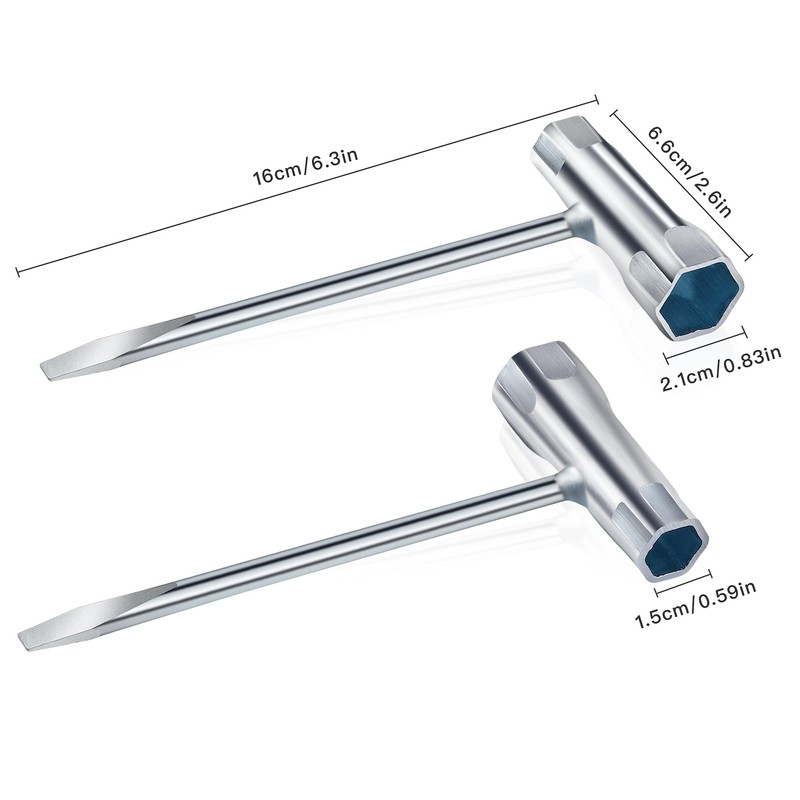 Worldity 4 Pack Saw Wrenches, 13 by 19 mm Chainsaw