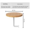 Kelendle Round Pub Table Wood Bar Table Wall Mounted Cocktail