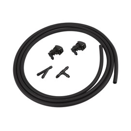 A ABSOPRO Front Windshield Window Washer Nozzle 8S4Z17603AA with 2 Connector 1 Hose Wiper Nozzle Spray Jet for Ford Focus 2008-2011 Set