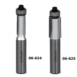 Infinity Cutting Tools 2-Pc. Car Audio Flush Trim Router Bit Set| Carbide Tip | Heavy-Duty | for Handheld Or Table Mounted Wood Router